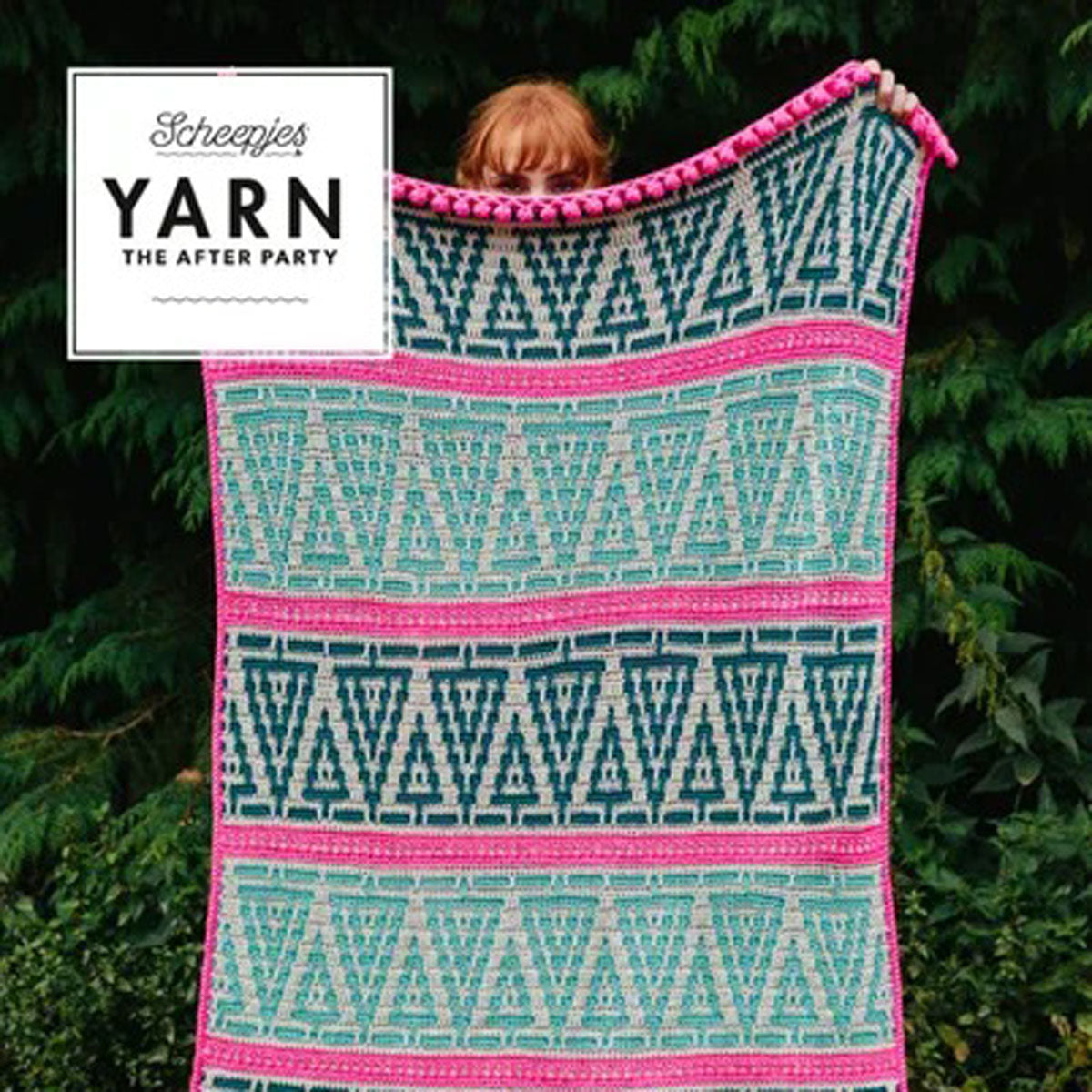 Scheepjes YARN The After Party Patterns - 154 Folk Trees Blanket - Extra Image