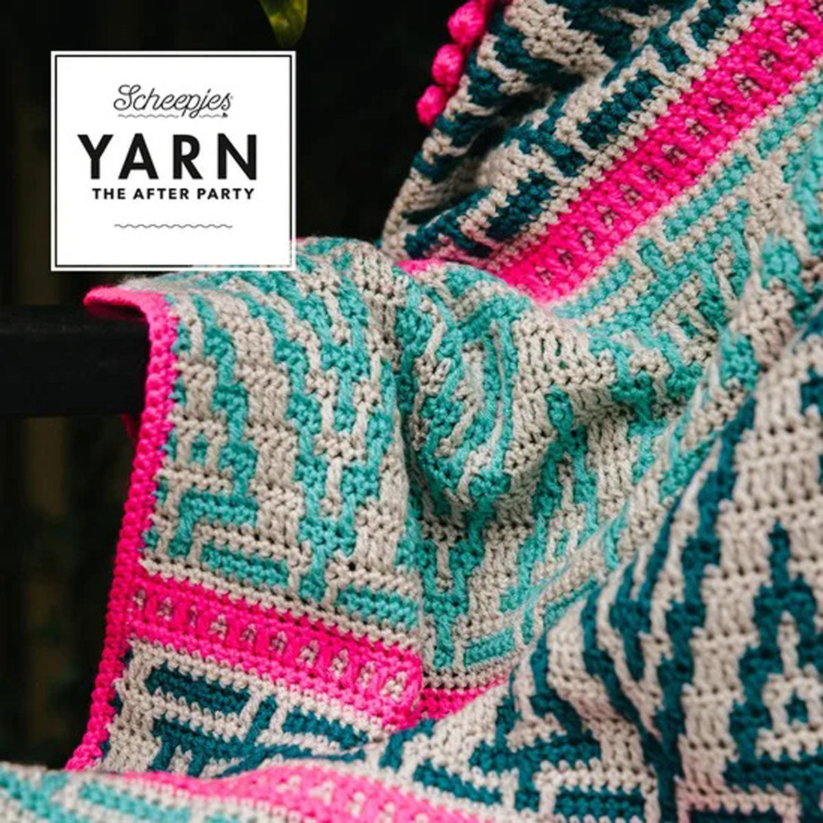 Scheepjes YARN The After Party Patterns - 154 Folk Trees Blanket - Extra Image