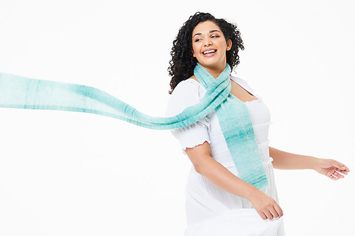 Rowan Kidsilk Haze Colour Patterns - Bea Wrap - PDF Download - Extra Image