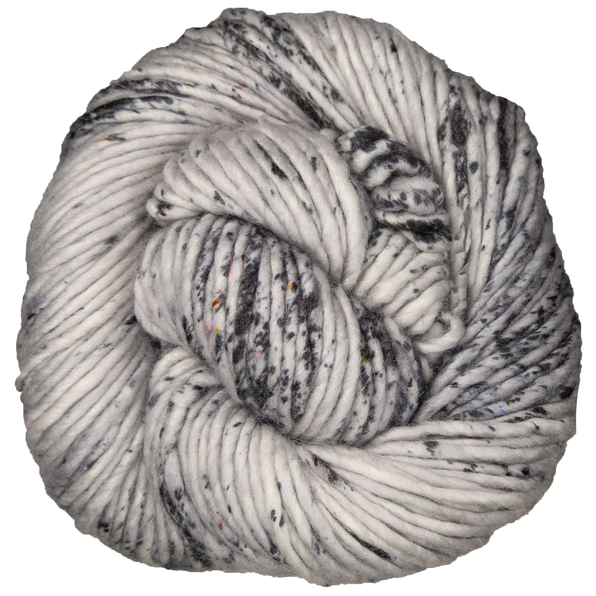 Madelinetosh A.S.A.P. Yarn - Astrid Grey/ Optic - Zoom Image