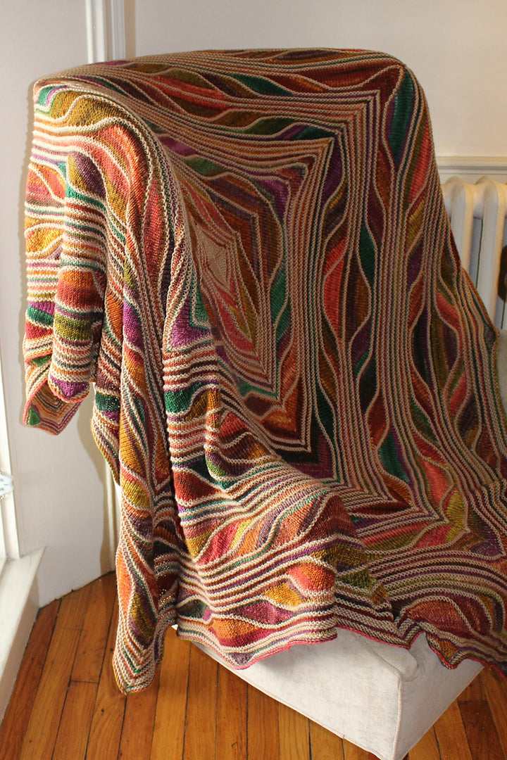 Urth Yarns Uneek Worsted and Harvest Worsted Chromatophore Blanket Kit - Extra Image