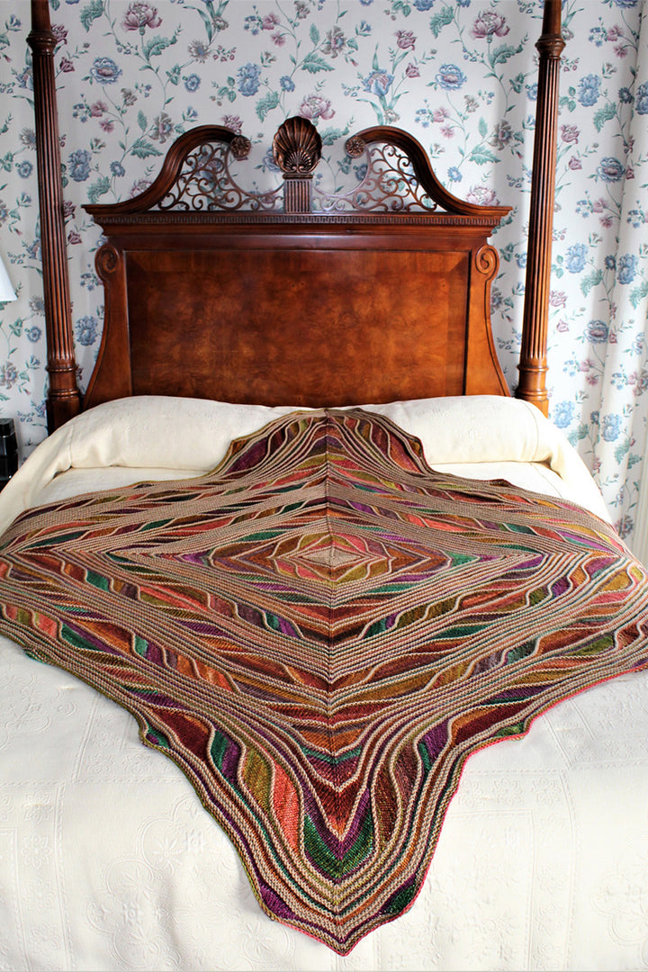 Urth Yarns Uneek Worsted and Harvest Worsted Chromatophore Blanket Kit - Extra Image