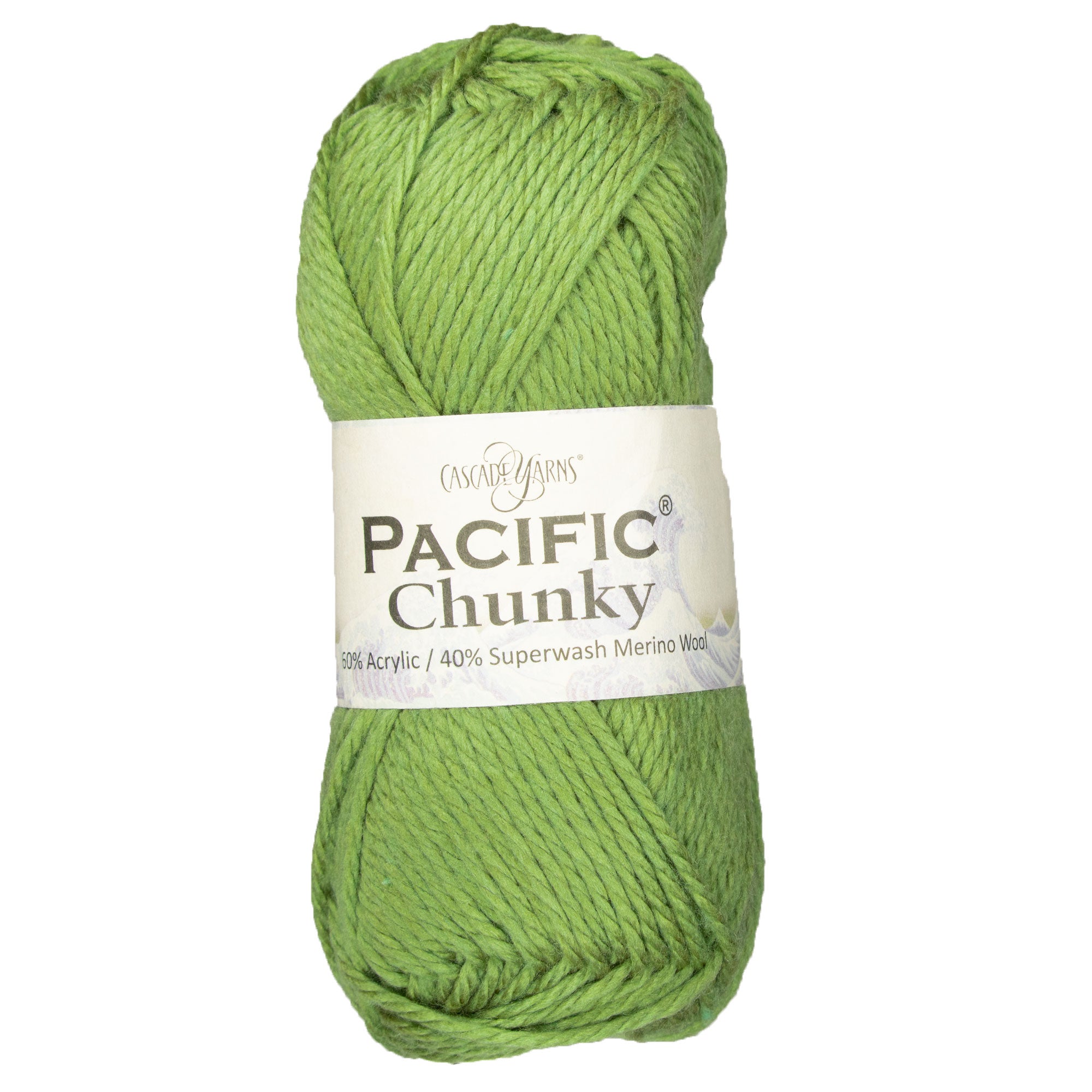 Cascade Yarns Pacific Chunky Yarn - 157 Green Tea - Zoom Image