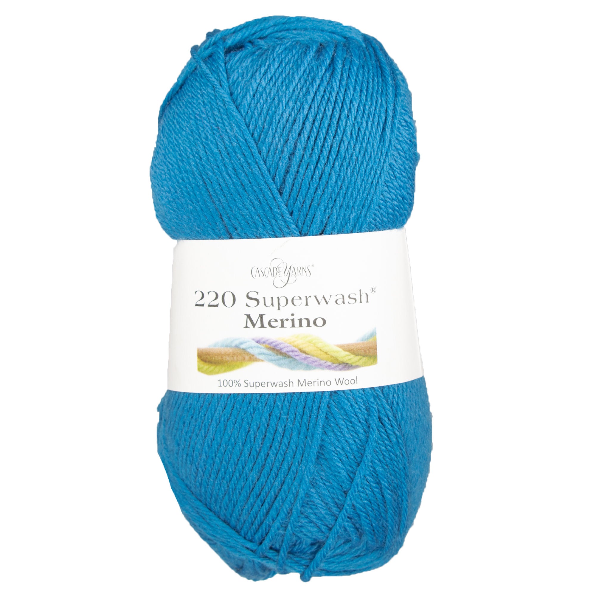 Cascade Yarns 220 Superwash Merino Yarn - 114 Bluejay - Zoom Image