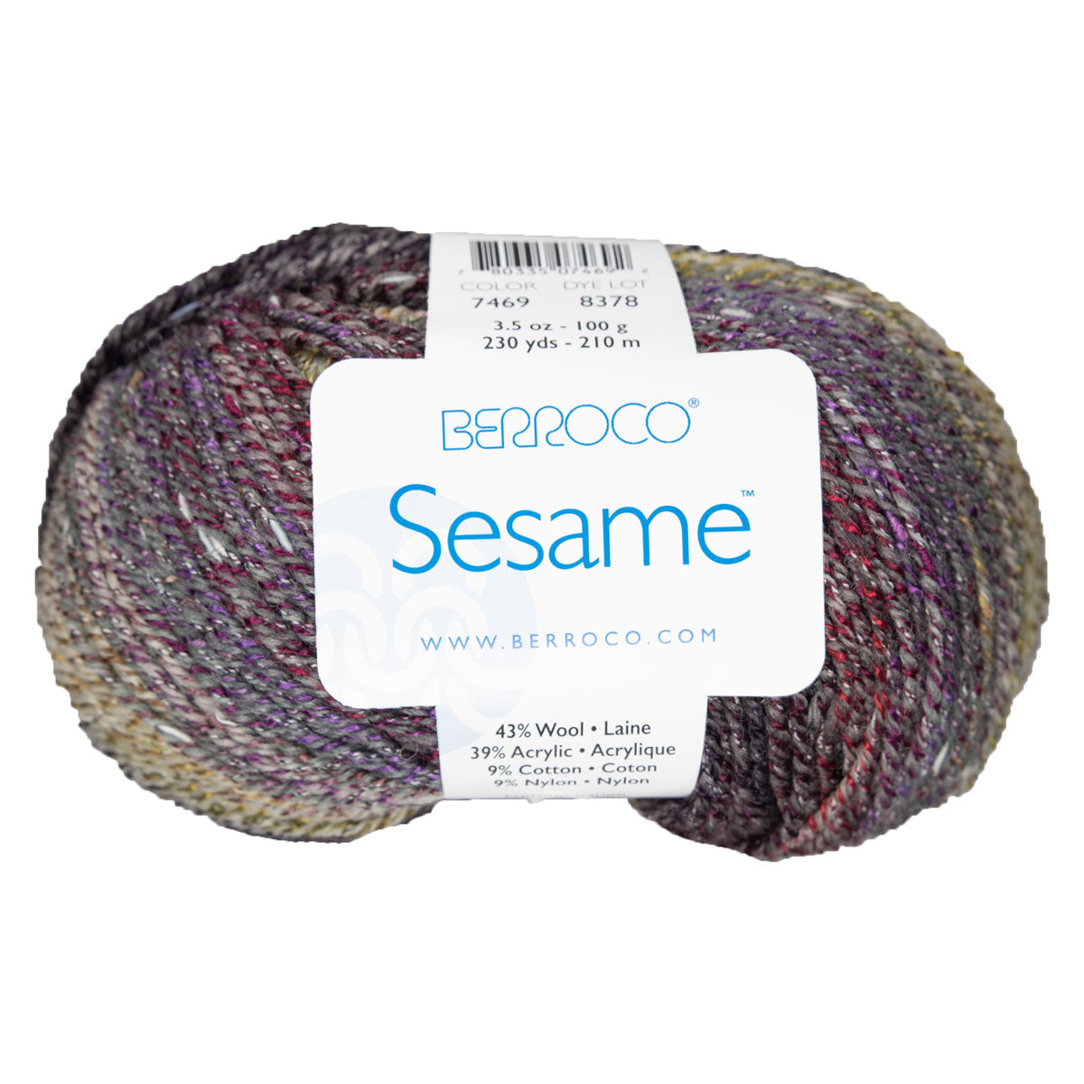 Berroco Sesame Yarn - 7469 Taro - Extra Image