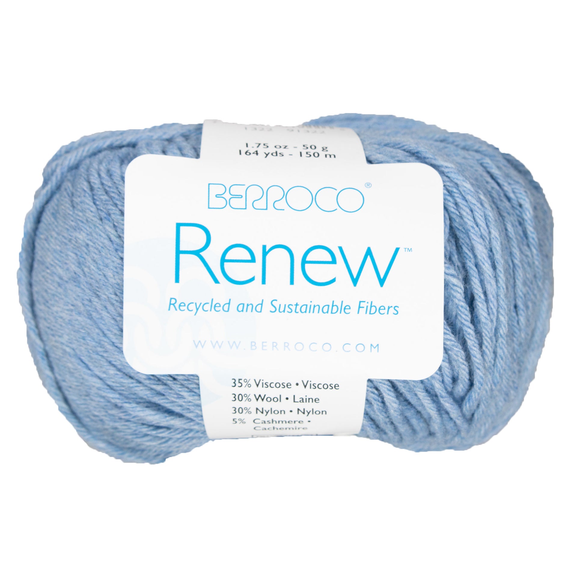 Berroco Renew Yarn - 1322 Blue Jay - Zoom Image