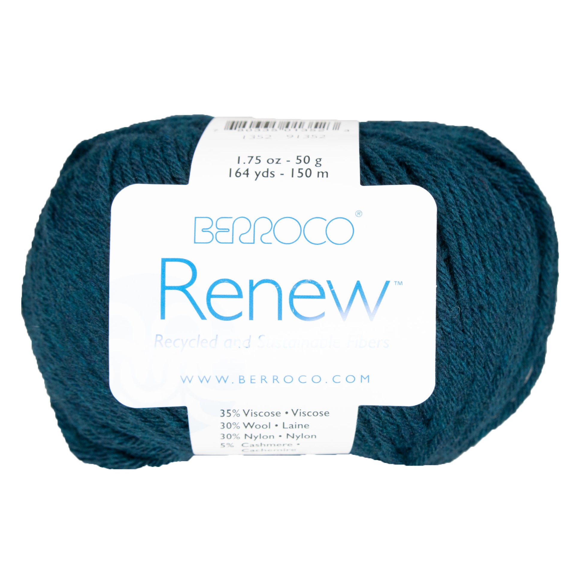 Berroco Renew Yarn - 1352 Peafowl - Zoom Image