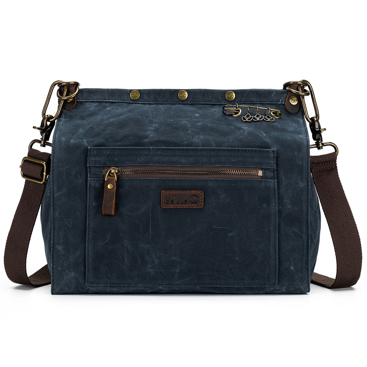 della Q Maker's Canvas Rucksack - Blue - Extra Image