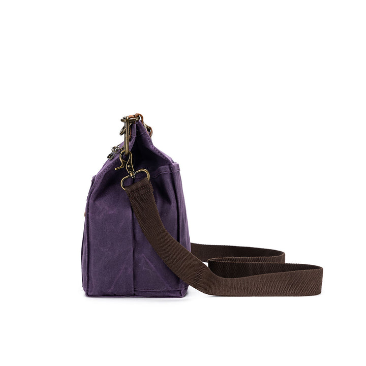 della Q Maker's Canvas Rucksack - Purple - Extra Image