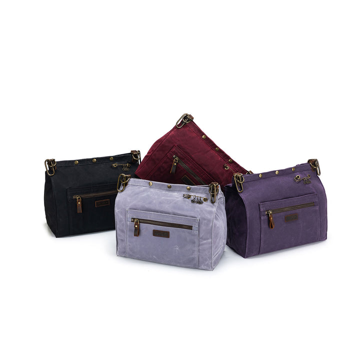 della Q Maker's Canvas Rucksack - Purple - Extra Image