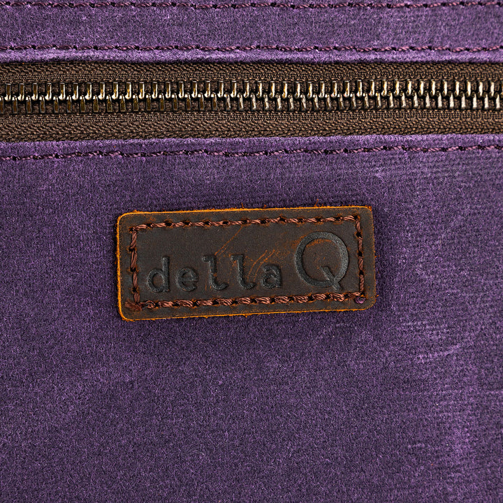 della Q Maker's Canvas Rucksack - Purple - Extra Image
