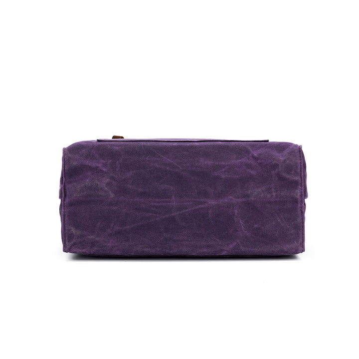 della Q Maker's Canvas Rucksack - Purple - Extra Image