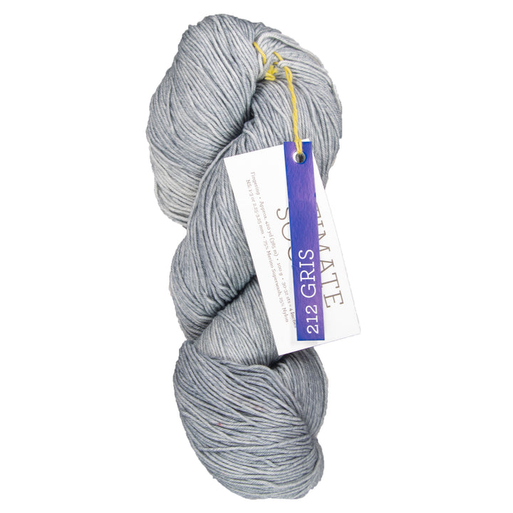 Malabrigo Ultimate Sock Yarn - 212 Gris - Zoom Image