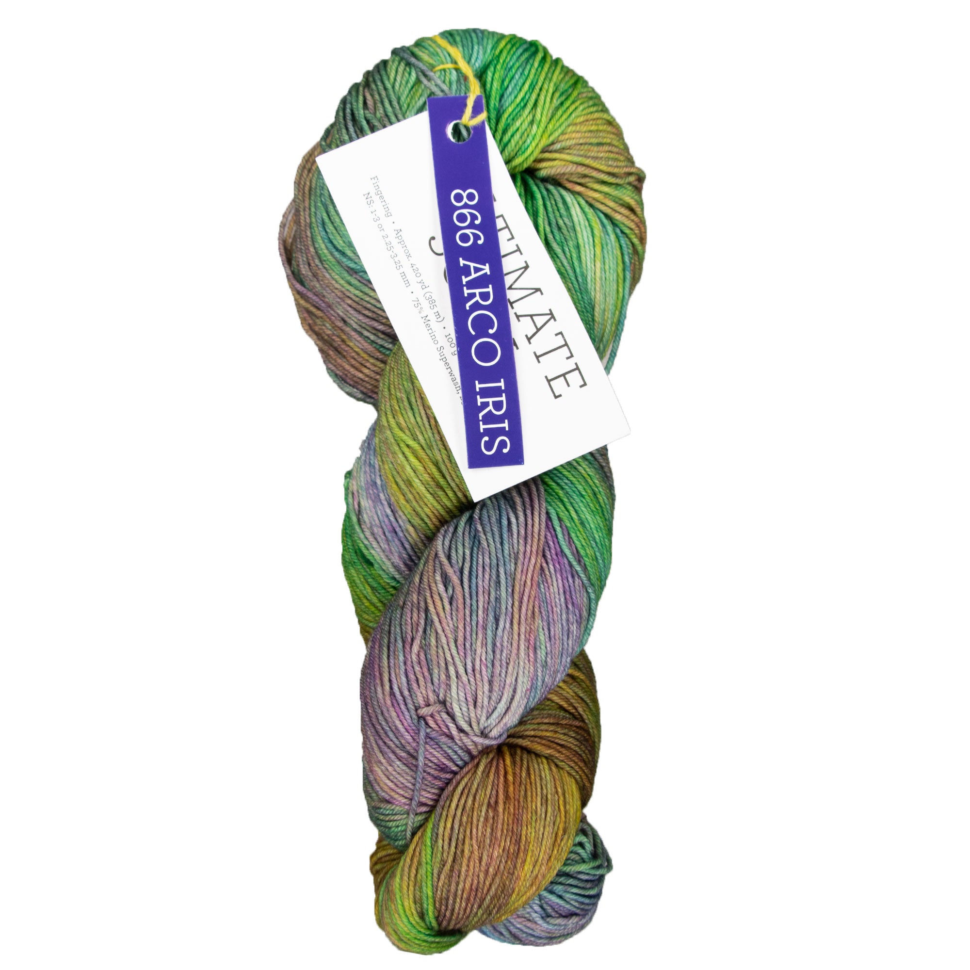Malabrigo Ultimate Sock Yarn - 866 Arco Iris - Zoom Image