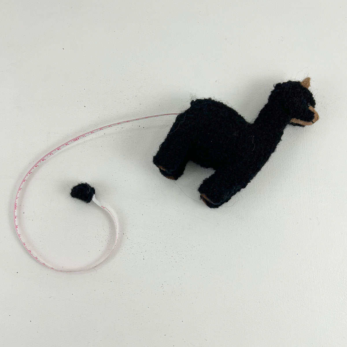 Jimmy Beans Wool Long Tail Alpaca Tape Measure - Lucy the Long Tail - Extra Image