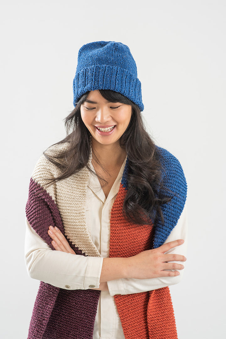 Berroco Fall Collection 2022 Patterns - Yesnia Scarf and Hat Set - PDF Download - Extra Image