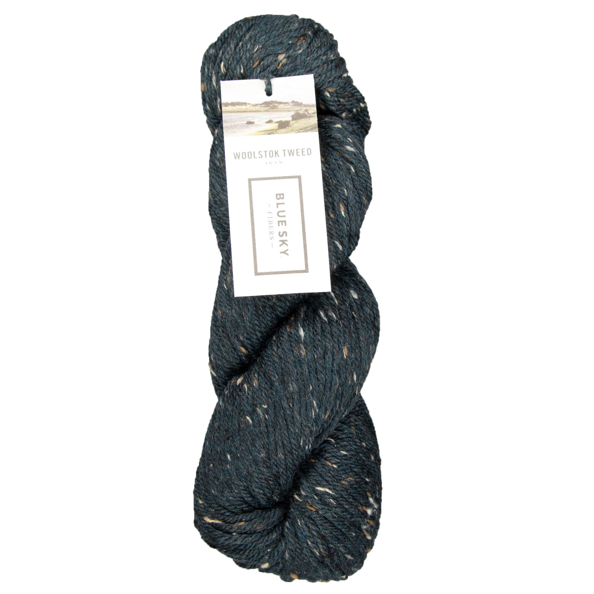 Blue Sky Fibers Woolstok Tweed (Aran) Yarn - 3306 Midsummer Night - Zoom Image