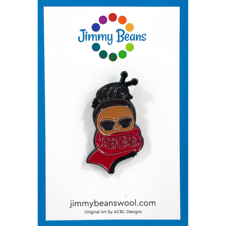 Jimmy Beans Wool Yarn Babe Pins - Red Scarf - Zoom Image