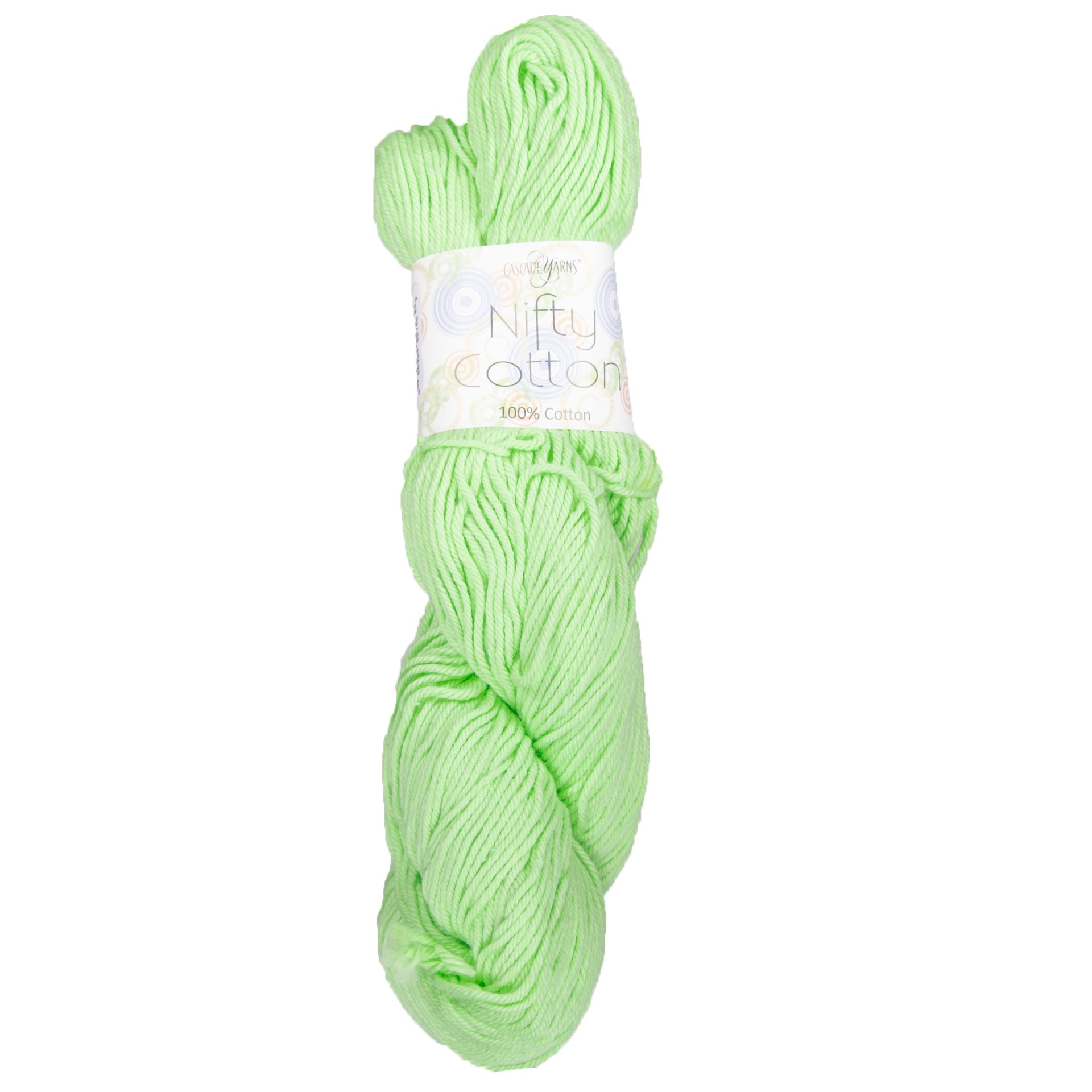 Cascade Yarns Nifty Cotton Yarn - 18 Baby Lime - Zoom Image