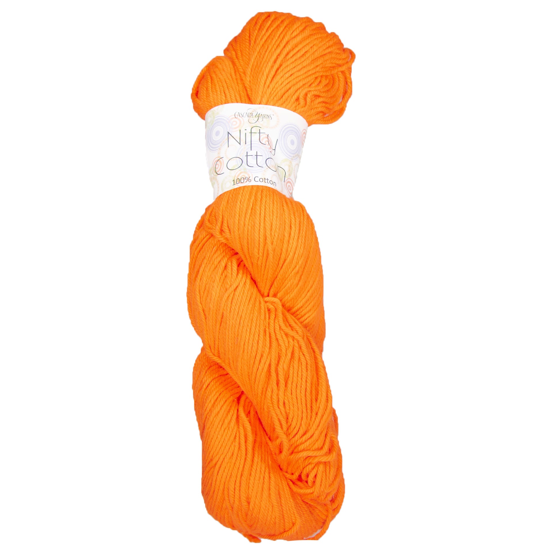 Cascade Yarns Nifty Cotton Yarn - 01 Orange - Zoom Image