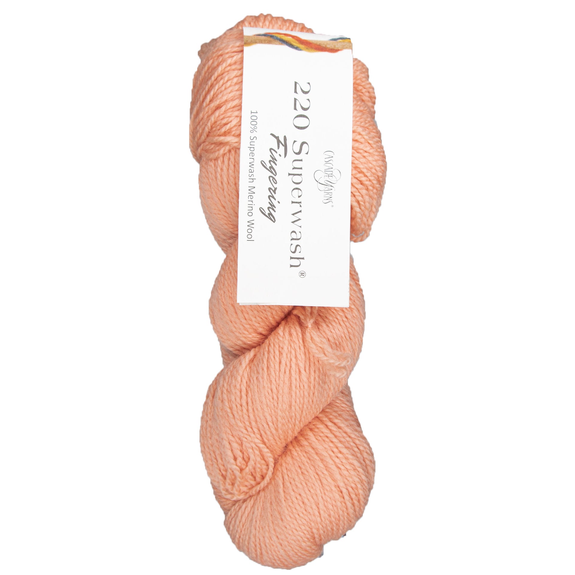 Cascade Yarns 220 Superwash Fingering Yarn - 121 Apricot Ice - Zoom Image