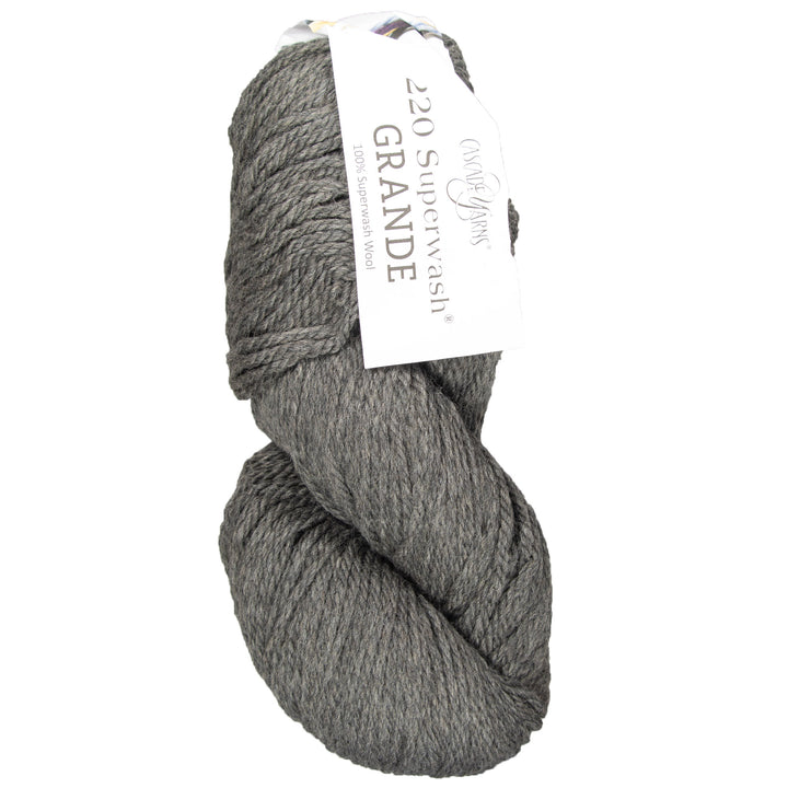 Cascade Yarns 220 Superwash Grande Yarn - 900 Charcoal - Zoom Image