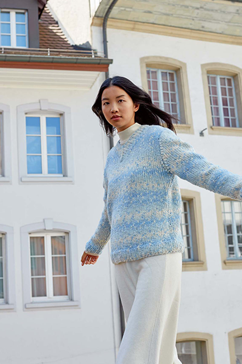 Lang Yarns Snowflake Patterns - Sweater PDF Download - Extra Image