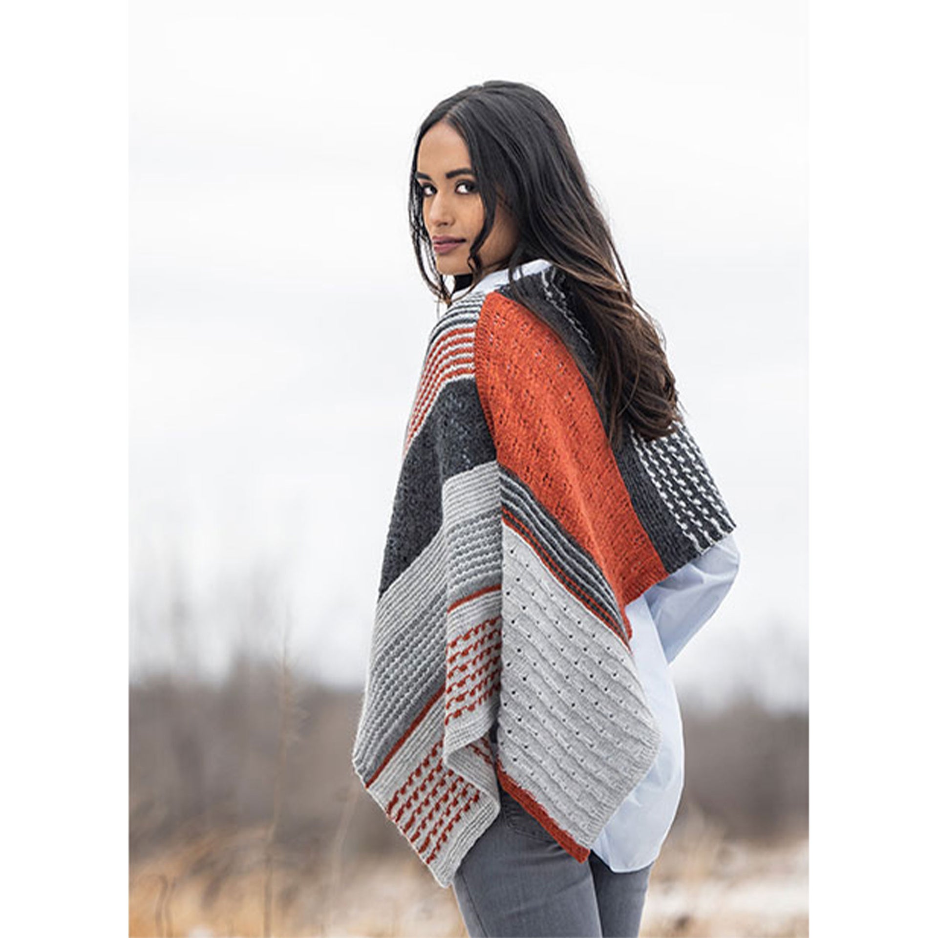 Blue Sky Fibers Kits - Persimmon Wrap Kit - Zoom Image