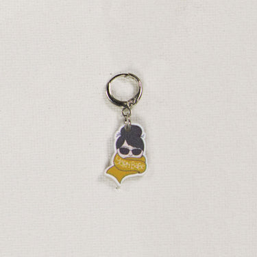Jimmy Beans Wool Yarn Babe Accessories - Yellow Scarf Stitch Marker - Zoom Image
