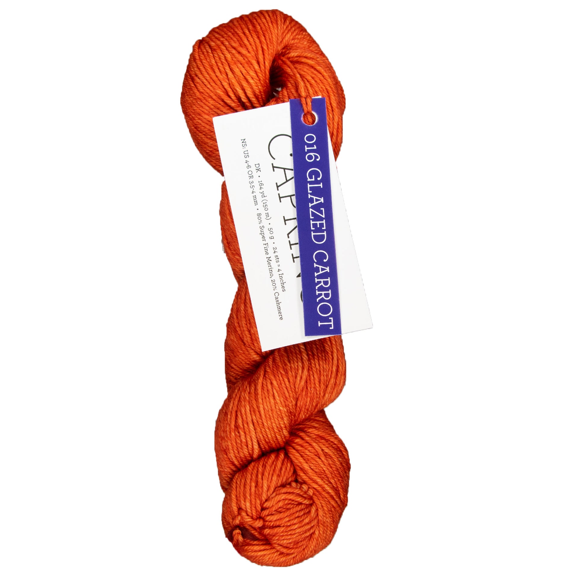 Malabrigo Caprino Yarn - 016 Glazed Carrot - Zoom Image