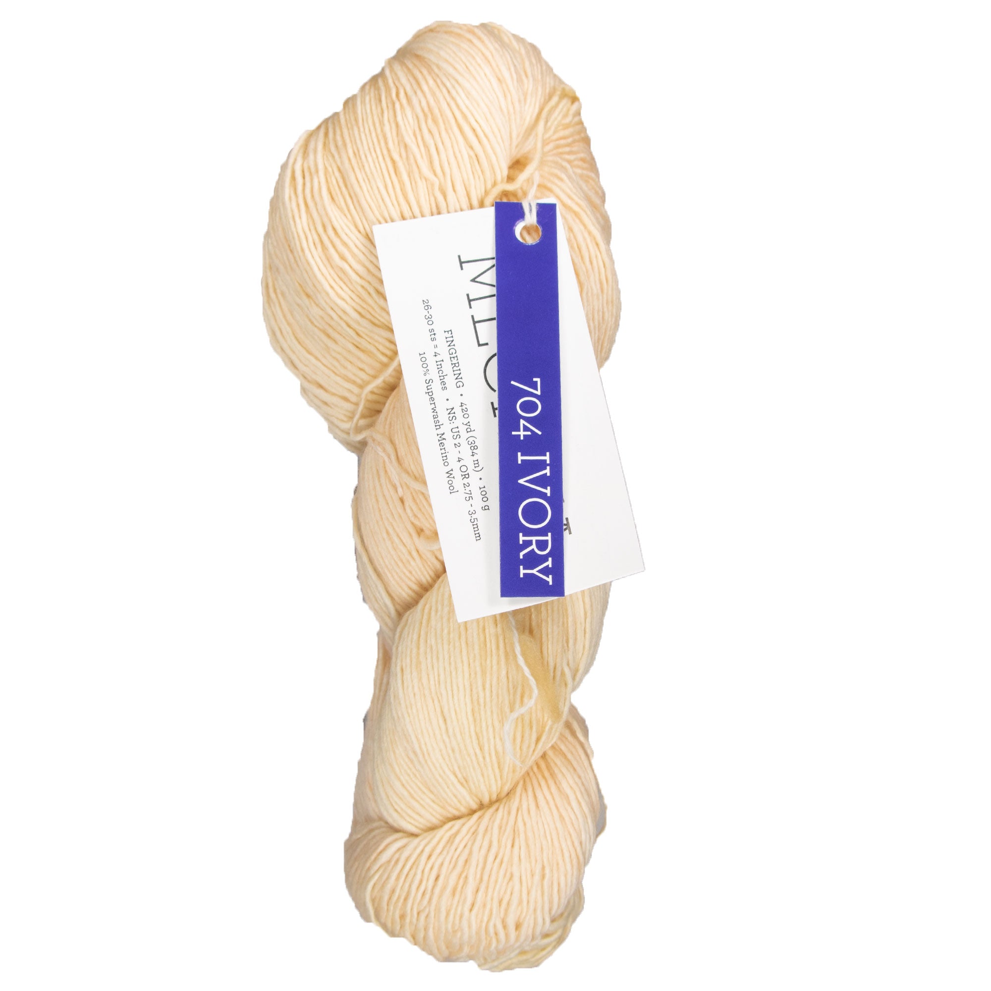 Malabrigo Mechita Yarn - 704 Ivory - Zoom Image
