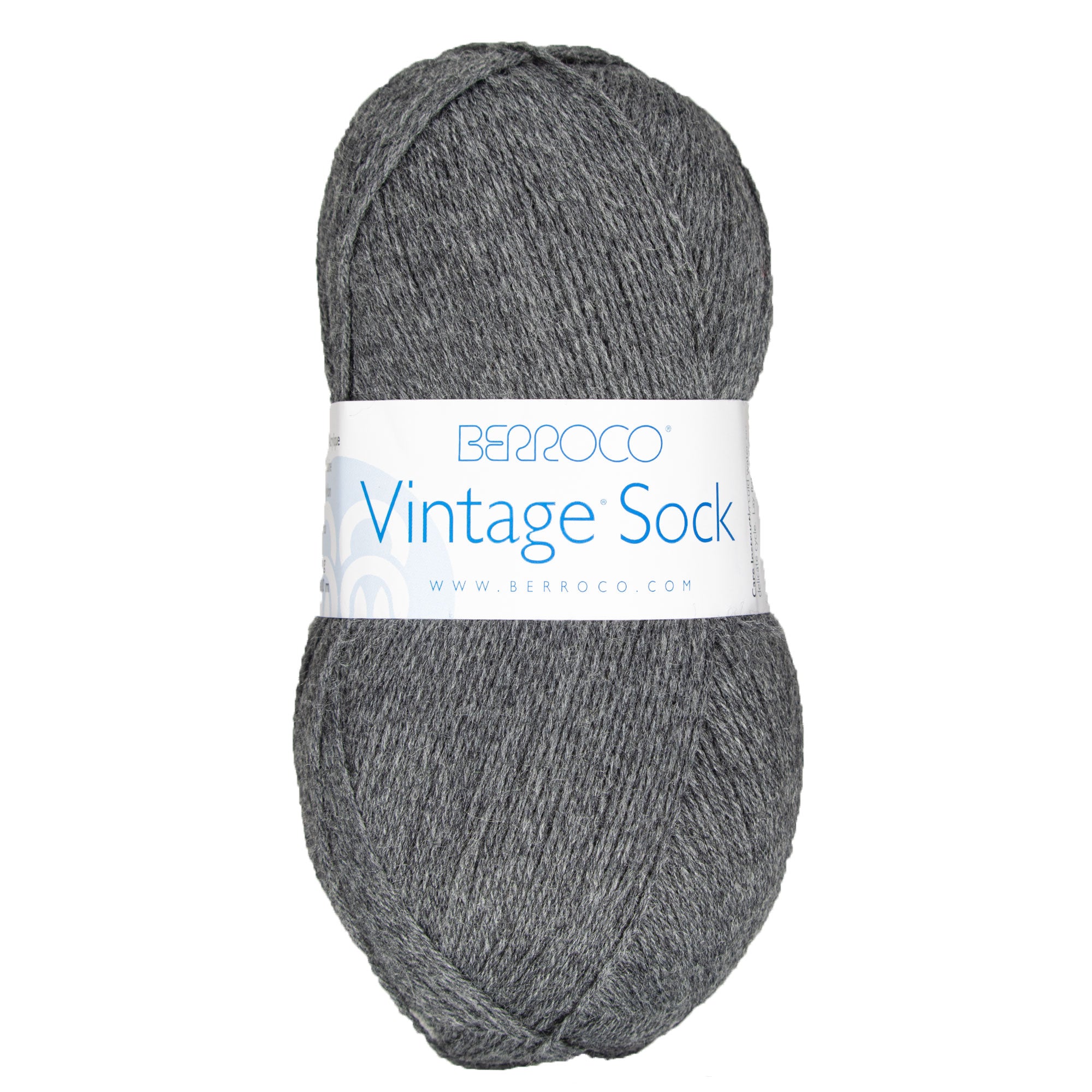 Berroco Vintage Sock Yarn - 12057 Cracked Pepper - Zoom Image