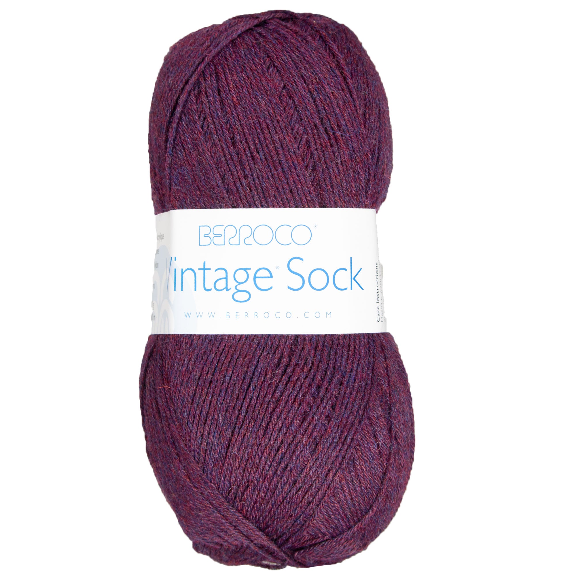 Berroco Vintage Sock Yarn - 12072 Dried Plum - Zoom Image