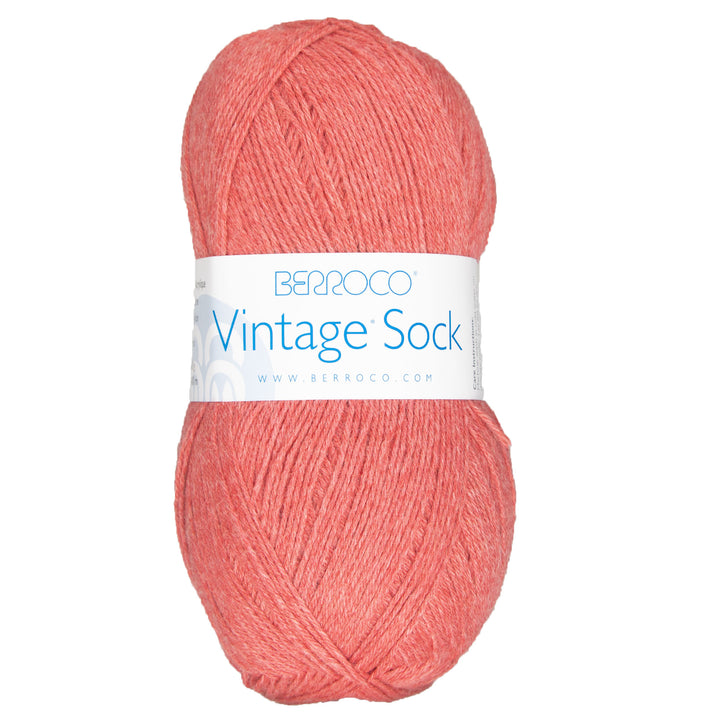 Berroco Vintage Sock Yarn - 12077 Guava - Zoom Image