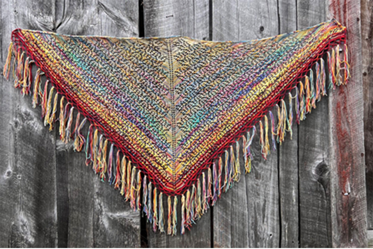 Koigu Patterns - Charlotte's Web Shawl - PDF Download - Extra Image