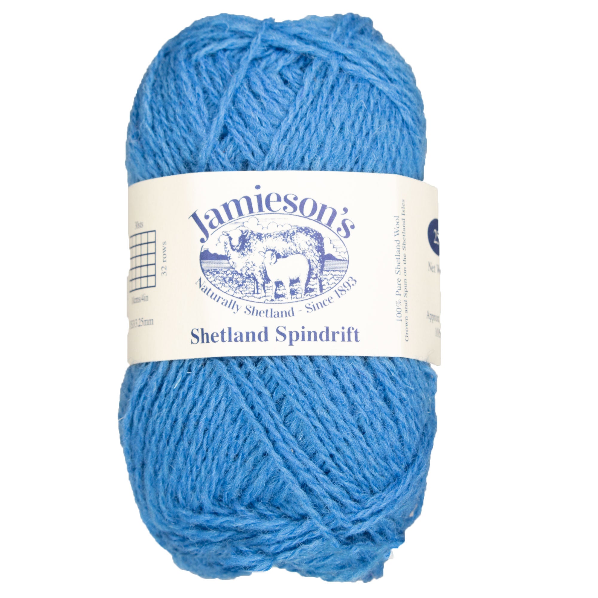 Jamieson's of Shetland Spindrift Yarn - 665 Bluebell - Zoom Image
