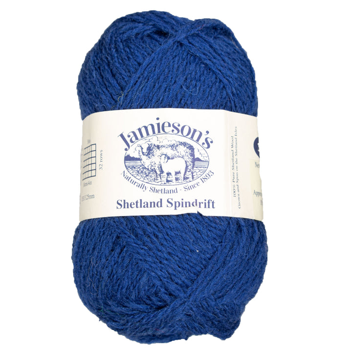 Jamieson's of Shetland Spindrift Yarn - 684 Cobalt - Zoom Image
