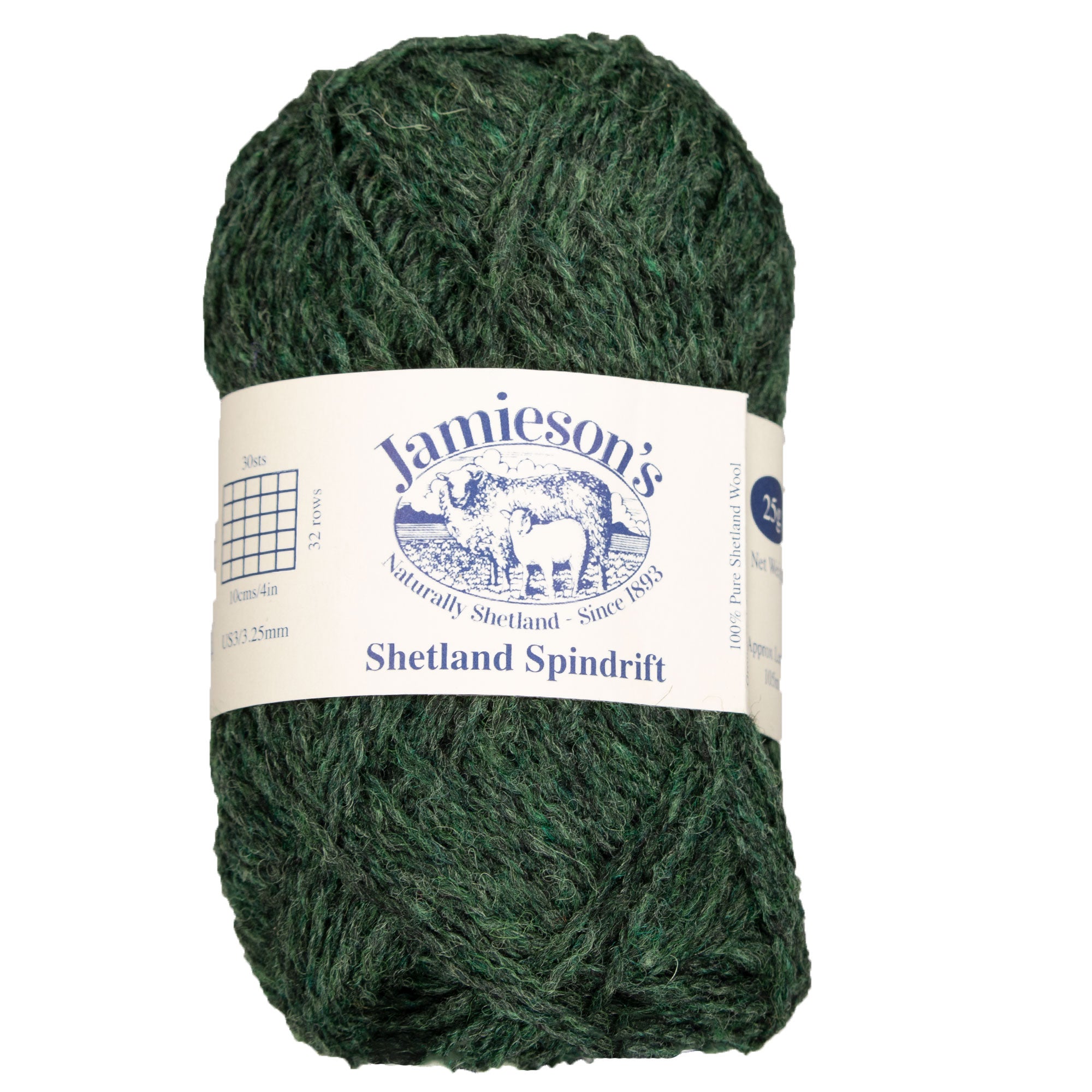 Jamieson's of Shetland Spindrift Yarn - 336 Conifer - Zoom Image