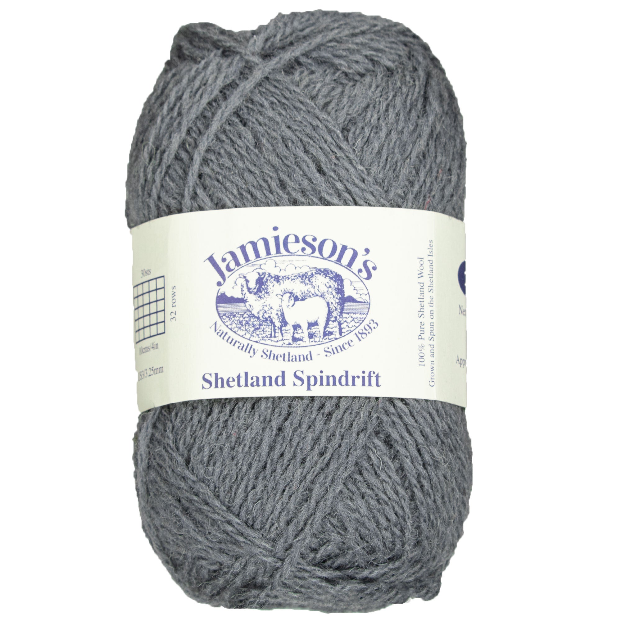 Jamieson's of Shetland Spindrift Yarn - 630 Dove - Zoom Image