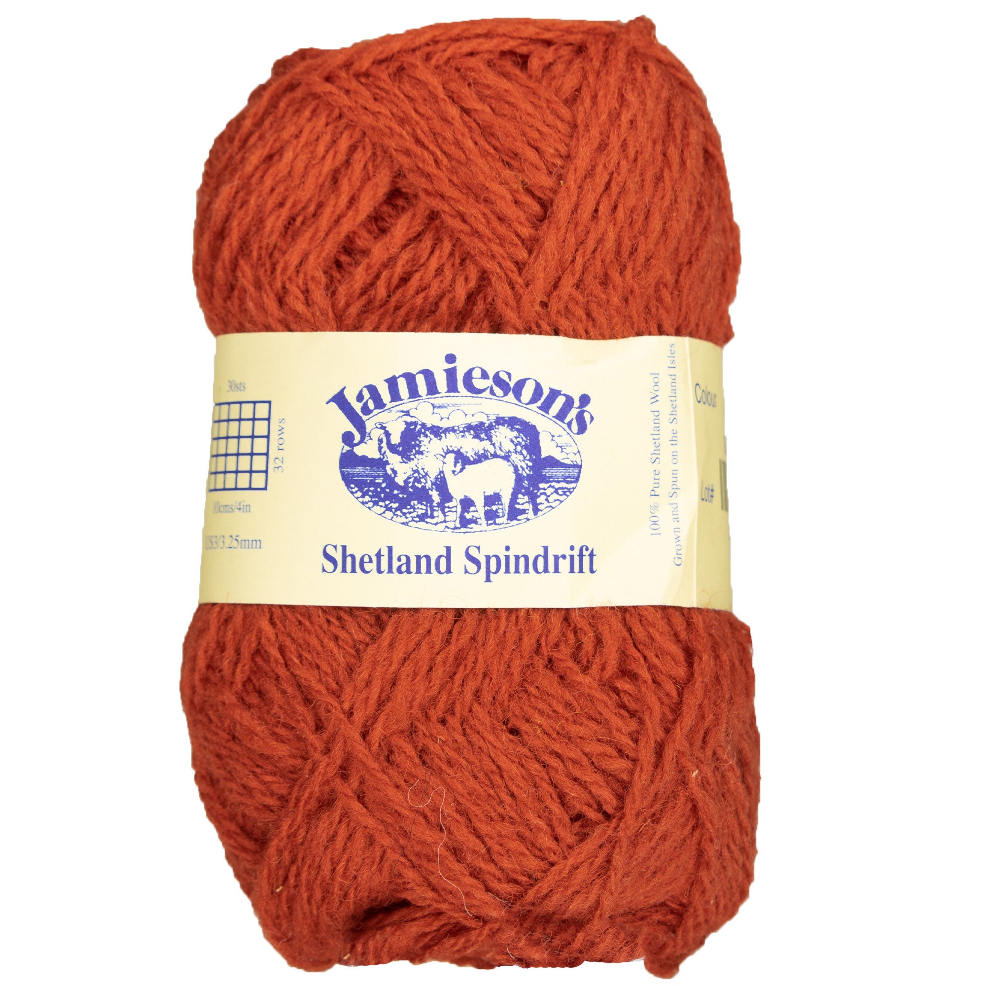 Jamieson's of Shetland Spindrift Yarn - 462 Ginger - Zoom Image