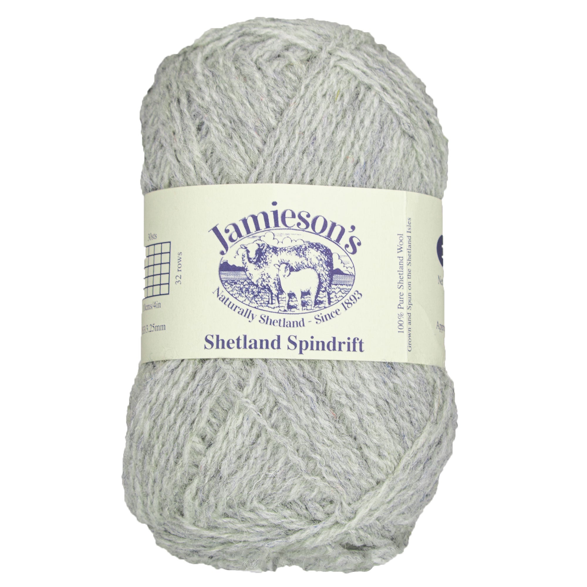 Jamieson's of Shetland Spindrift Yarn - 122 Granite - Zoom Image