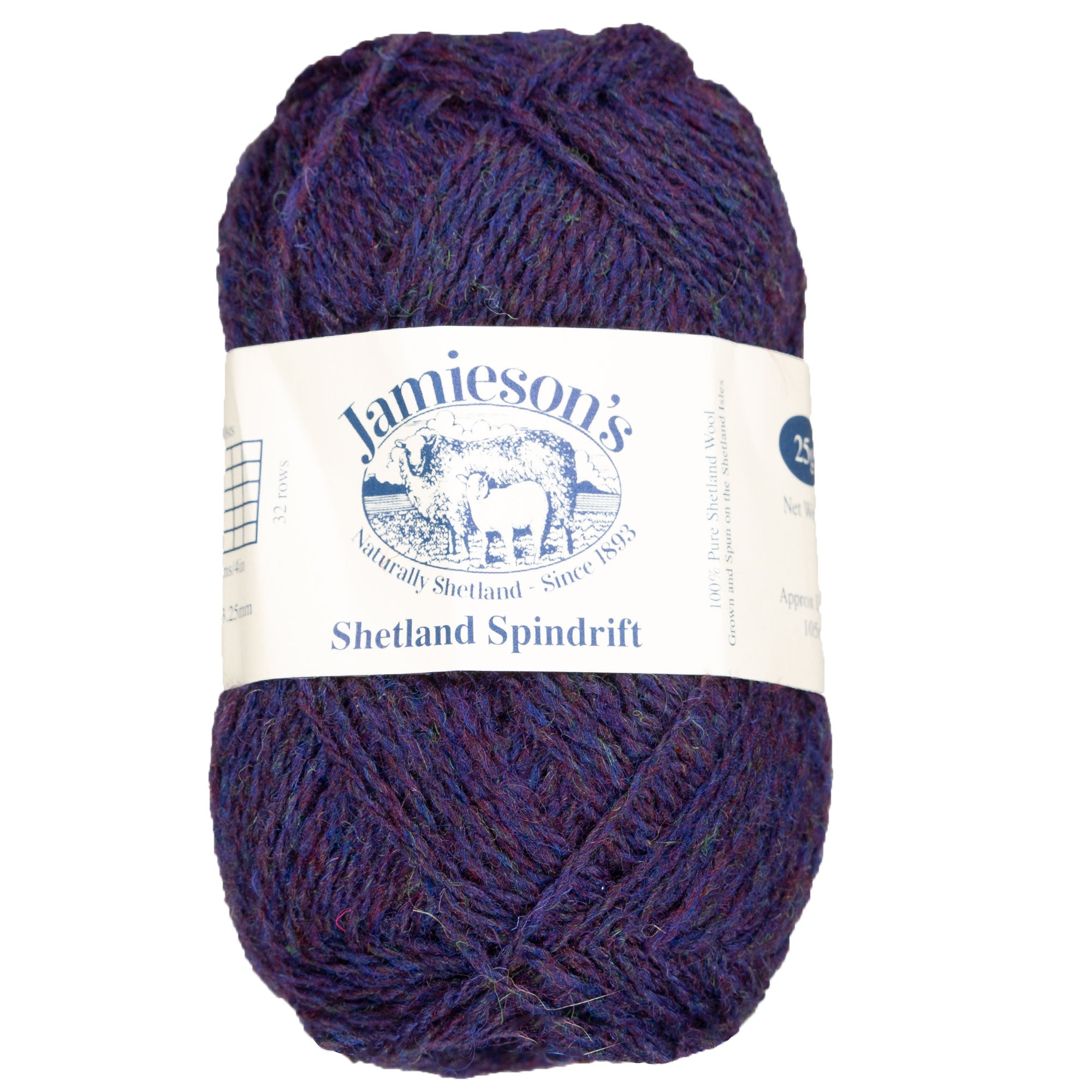 Jamieson's of Shetland Spindrift Yarn - 1290 Loganberry - Zoom Image