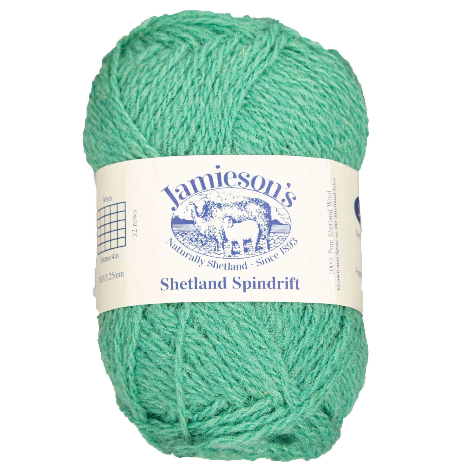 Jamieson's of Shetland Spindrift Yarn - 770 Mint - Zoom Image