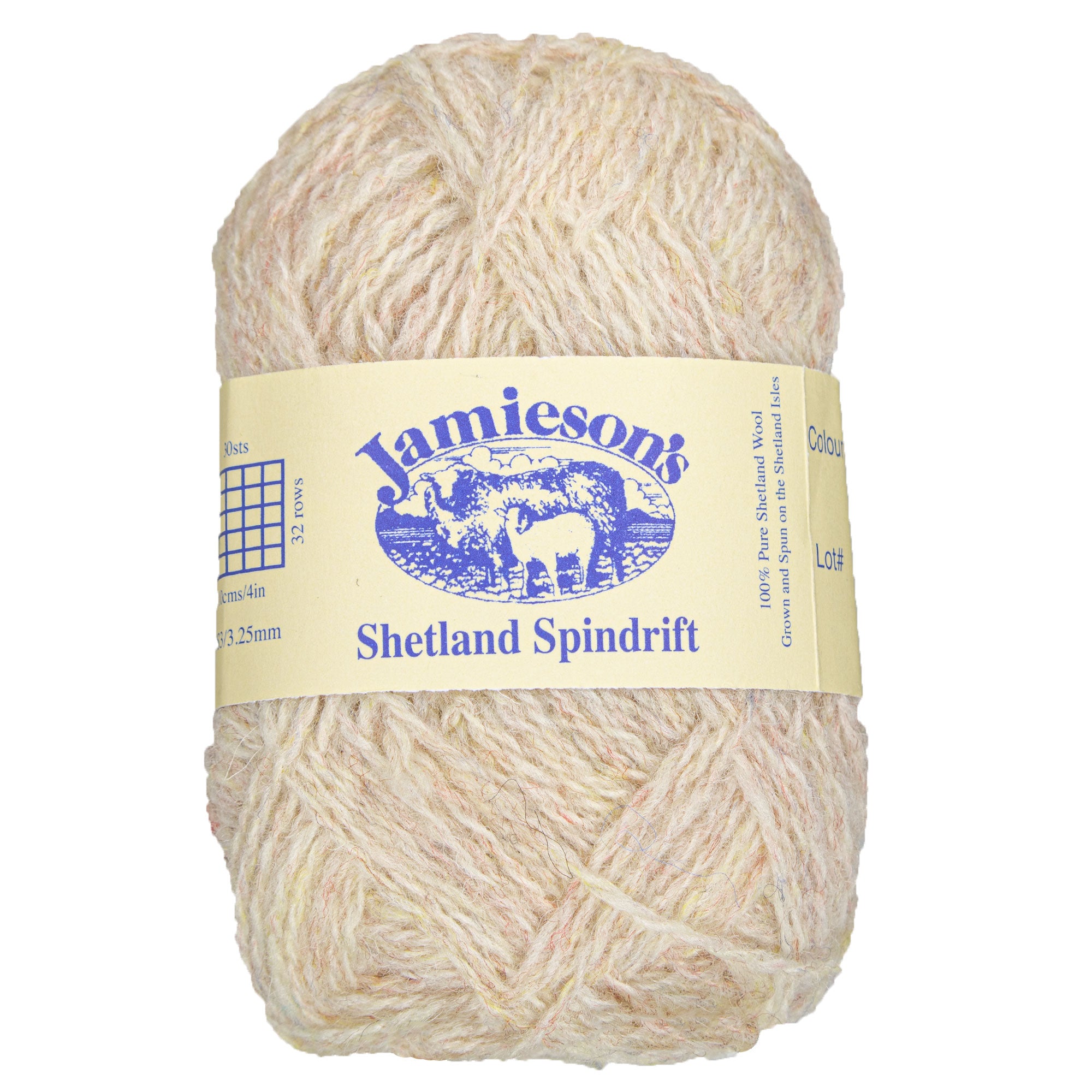 Jamieson's of Shetland Spindrift Yarn - 183 Sand - Zoom Image