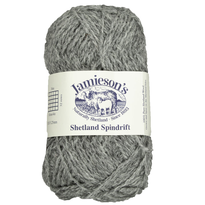 Jamieson's of Shetland Spindrift Yarn - 320 Steel - Zoom Image