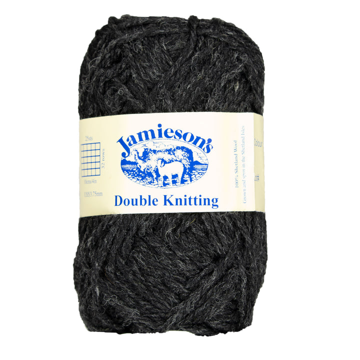 Jamieson's of Shetland Double Knitting Yarn - 126 Charcoal - Zoom Image