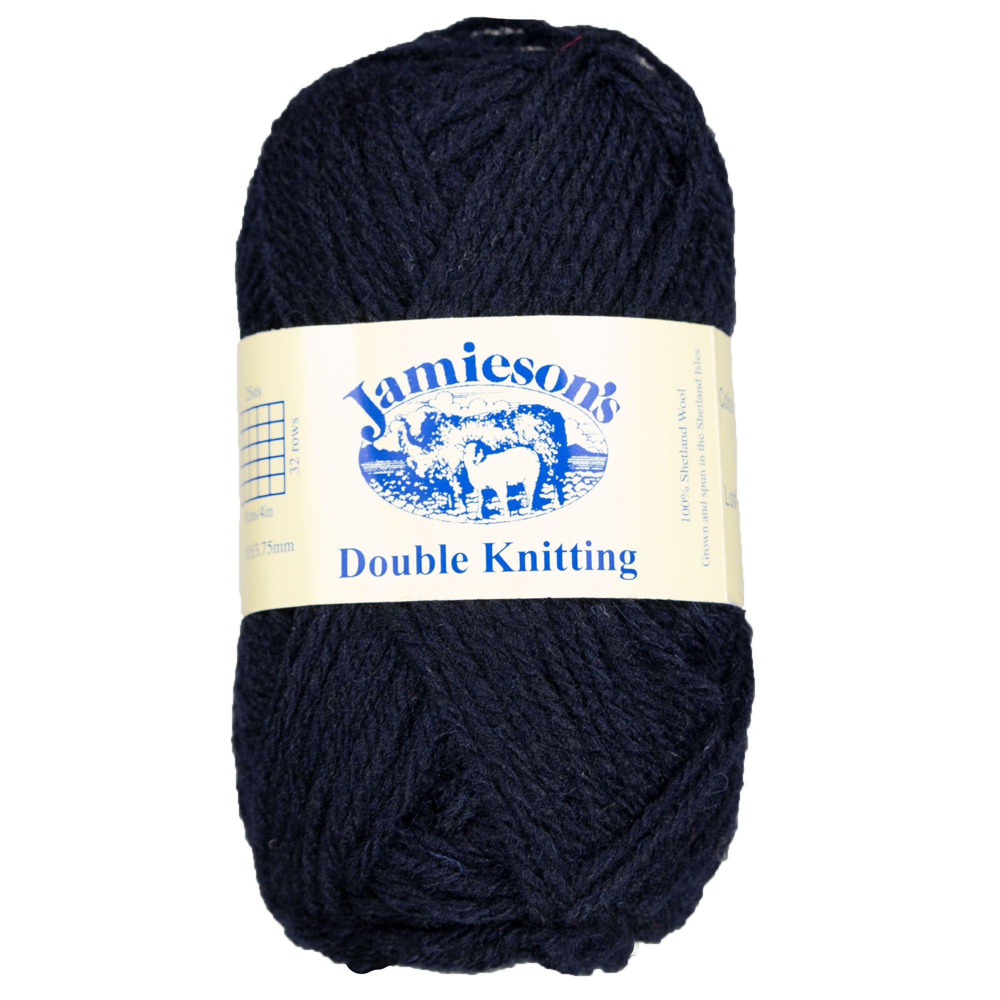 Jamieson's of Shetland Double Knitting Yarn - 730 Dark Navy - Zoom Image