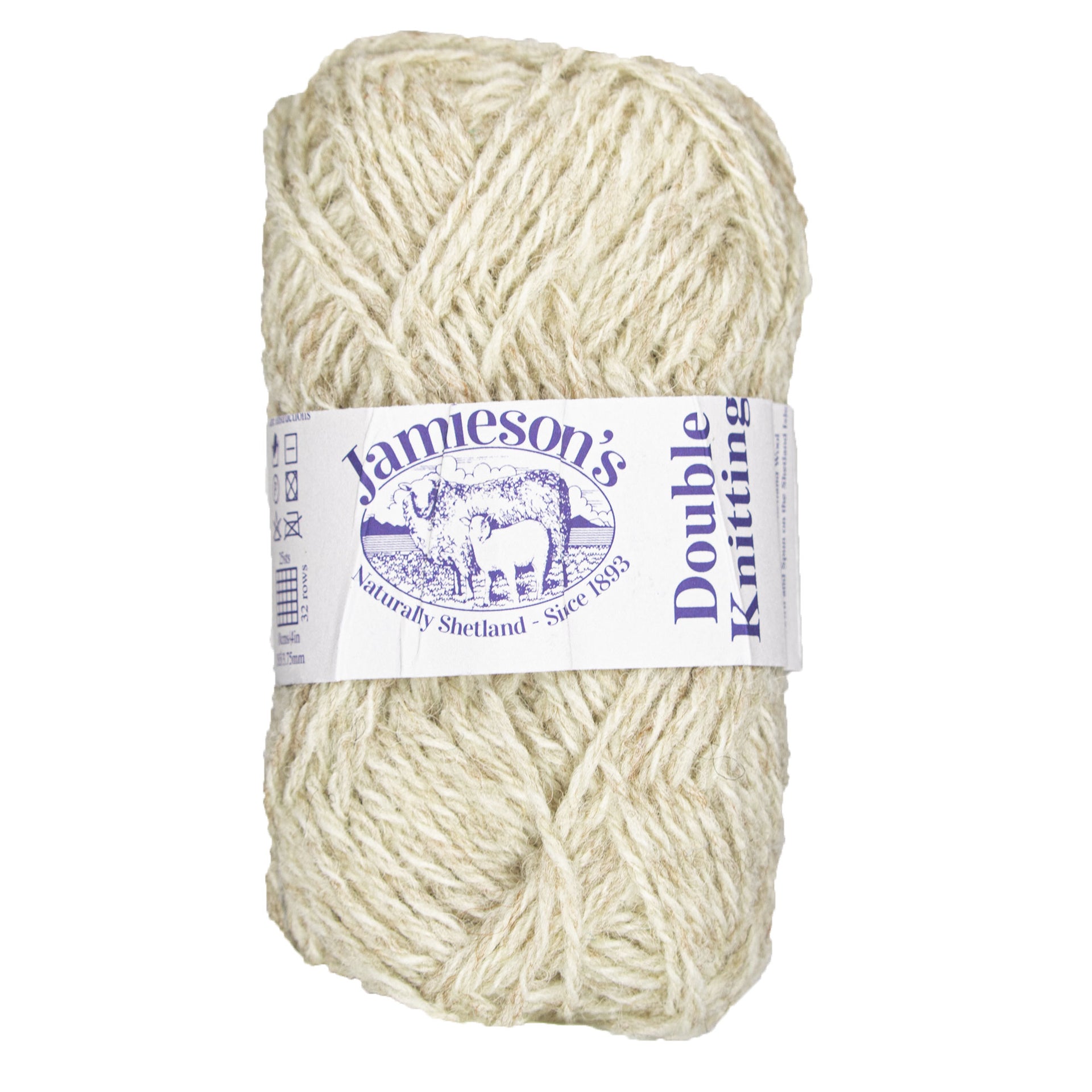 Jamieson's of Shetland Double Knitting Yarn - 120 Eesit/White (Backordered) - Zoom Image