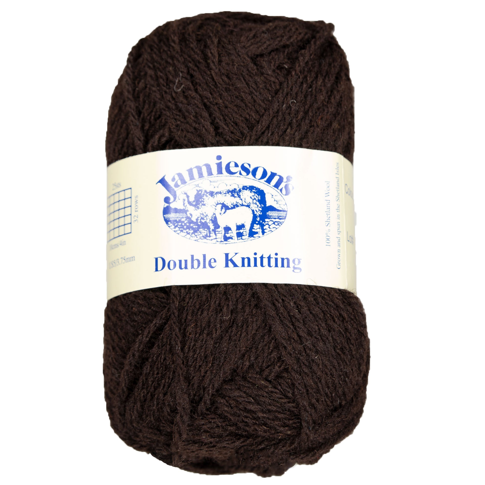 Jamieson's of Shetland Double Knitting Yarn - 970 Espresso - Zoom Image