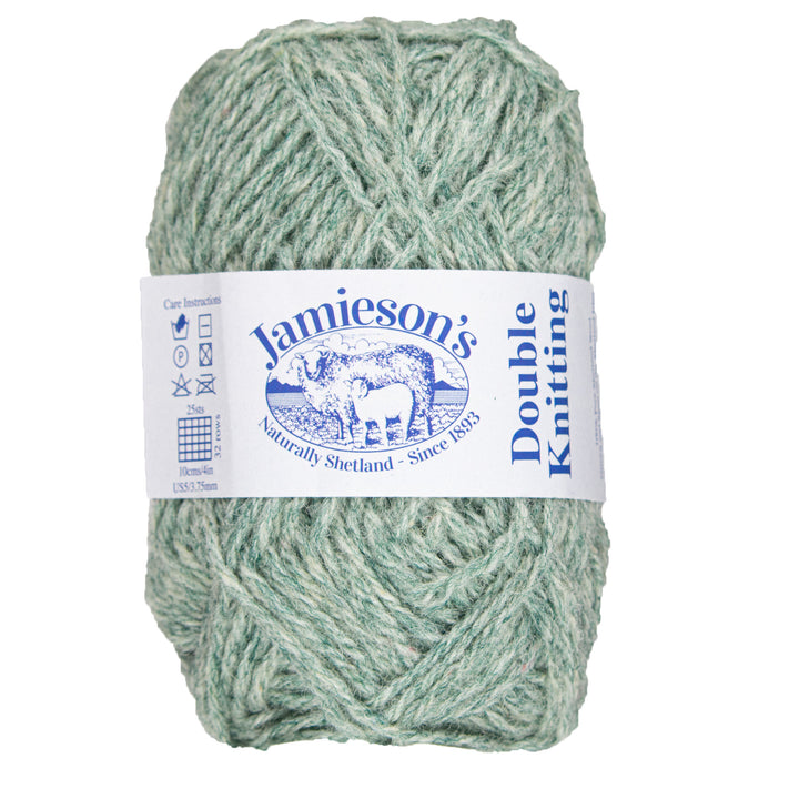 Jamieson's of Shetland Double Knitting Yarn - 274 Green Mist - Zoom Image